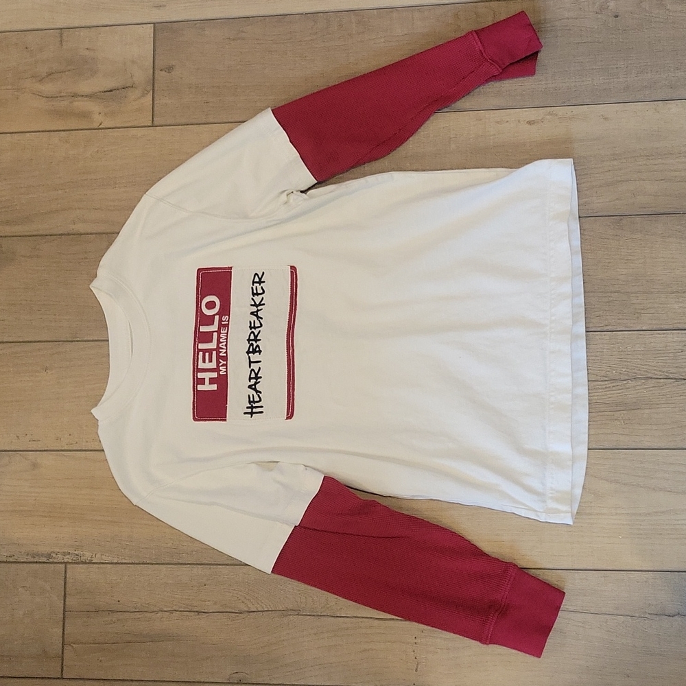 Hello My Name is HeartBreaker Long Sleeve T-Shirt by Gymboree Size 8